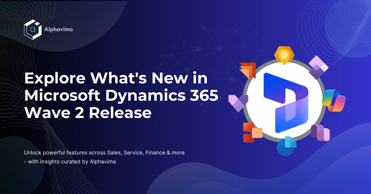 Microsoft Dynamics 365 Wave 2 release feature update illustration